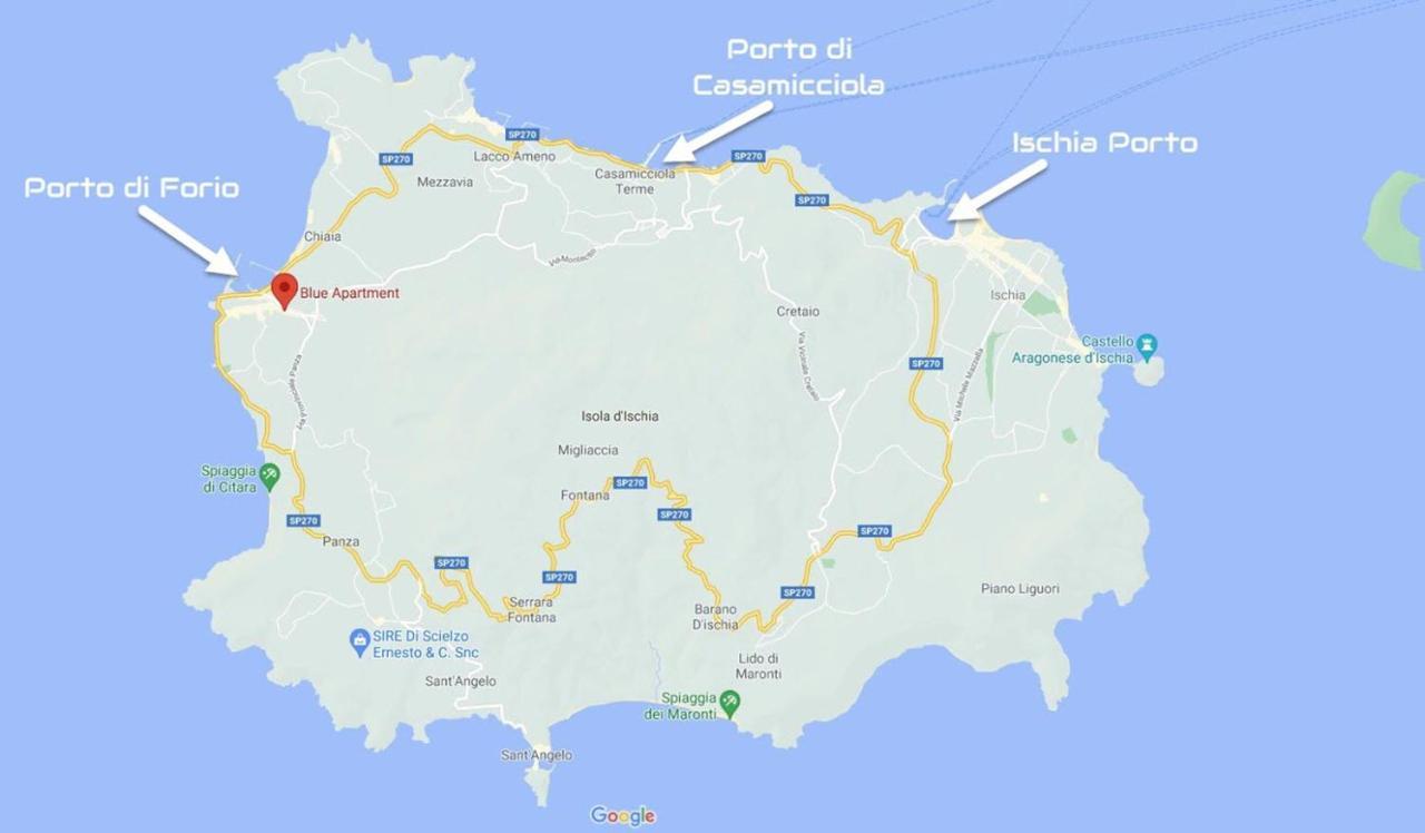 Blue Apartment Forio di Ischia Zewnętrze zdjęcie